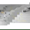 Mexen Rio sprchový kout polokruhový 90 x 90 cm, transparentní, zlato + sprchová vanička Flat, bílá - 863-090-090-50-00-4110G