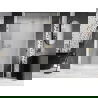 Mexen Lunar-B L sprchové dvere pravé 135 cm, priehľadné, zlaté - 832SL-135-050-50-00-P