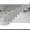Mexen Rio sprchový kout půlkruhový 80 x 80 cm, matný, zlatý + vana Flat, bílá - 863-080-080-50-30-4110G