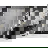 Mexen Lunar-B sprchové dvere výklopné pravé 140 cm, transparentné, zlaté brúsené - 832S-140-050-55-00-P