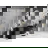 Mexen Lunar-B sprchové dvere výklopné pravé 140 cm, transparentné, zlaté brúsené - 832S-140-050-55-00-P