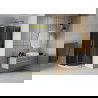 Mexen Rio sprchový kout půlkruhový 80 x 80 cm, grafit, zlatá + sprchový kout Flat, bílý - 863-080-080-50-40-4110G