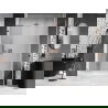 Mexen Lunar-B L sprchové dvere, pravé 130 cm, transparentné, ružové zlato - 832SL-130-050-60-00-P