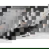 Mexen Lunar-B L sprchové dvere sklopné pravé 140 cm, transparentné, ružové zlato - 832SL-140-050-60-00-P