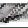 Mexen Lunar-B L sprchové dvere sklopné pravé 140 cm, transparentné, ružové zlato - 832SL-140-050-60-00-P