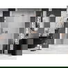 Mexen Lunar-B sprchové dvere pravé 150 cm, číre, ružové zlato - 832S-150-050-60-00-P