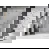 Mexen Lunar-F L skladacie sprchové dvere ľavé 135 cm, transparentné, brúsený nikel - 836SL-135-050-97-00-L