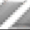 Mexen Lunar-B L sprchové dvere výklopné pravé 115 cm, priehľadné, brúsená meď - 832SL-115-050-65-00-P