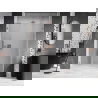 Mexen Lunar-B L sprchové dvere pravé 140 cm, transparentné, brúsená meď - 832SL-140-050-65-00-P