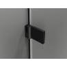 Mexen Lunar-B L otočné sprchové dvere pravé 110 cm, priehľadné, čierne - 832SL-110-050-70-00-P