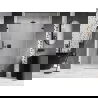 Mexen Lunar-B L sprchové dvere výklopné pravé 120 cm, transparentné, čierne - 832SL-120-050-70-00-P