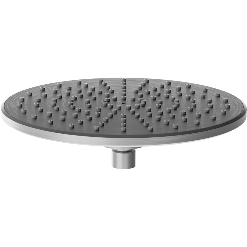 Mexen D-40 sprchová hlavica 22 cm, brúsená šedá zbraň - 79740-66