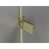 Mexen Lunar-F L skladacie sprchové dvere pravé 115 cm, transparentné, zlaté - 836SL-115-050-50-00-P