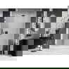 Mexen Lunar-B sprchové dvere pravé 140 cm, transparentné, brúsená gun gray - 832S-140-050-66-00-P