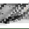 Mexen Lunar-B sprchové dvere pravé 140 cm, transparentné, brúsená gun gray - 832S-140-050-66-00-P