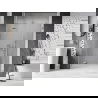 Mexen Lunar sprchové dvere otváracie ľavé 135 cm, transparentné, chróm - 834S-135-050-01-00-L