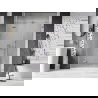 Mexen Lunar sprchové dvere otočné ľavé 150 cm, transparentné, chróm - 834S-150-050-01-00-L