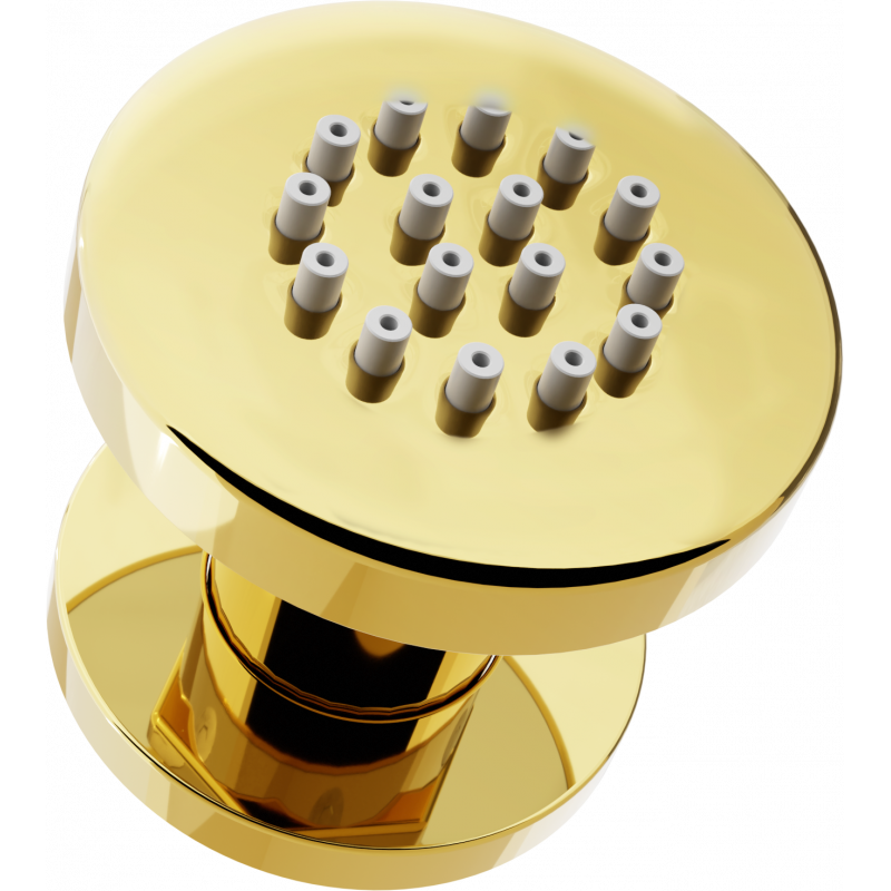 Mexen bočná sprchová hlavica nadomietková, zlatá - 79361-50