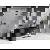 Mexen Lunar-F L skladacie sprchové dvere pravé 110 cm, transparentné, gun gray brúsené - 836SL-110-050-66-00-P
