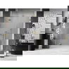 Mexen Lunar sprchové dvere ľavé 140 cm, priehľadné, zlaté - 834S-140-050-50-00-L