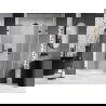 Mexen Lunar-F L skladacie sprchové dvere pravé 120 cm, transparentné, brúsená šedá - 836SL-120-050-66-00-P