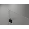 Mexen Lunar-F L skladacie sprchové dvere pravé 110 cm, transparentné, čierne - 836SL-110-050-70-00-P