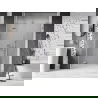 Mexen Lunar L sprchové dvere výklopné ľavé 145 cm, transparentné, chróm - 834SL-145-050-01-00-L