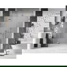 Mexen Lunar L sprchové dvere výklopné ľavé 145 cm, transparentné, chróm - 834SL-145-050-01-00-L