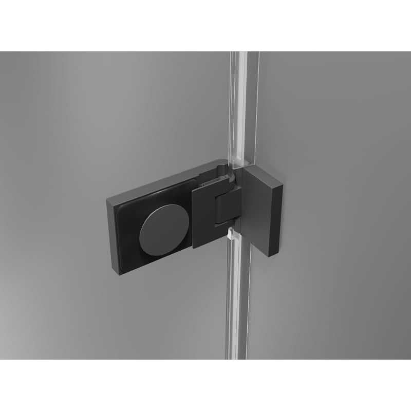 Mexen Lunar-F L skladacie sprchové dvere pravé 115 cm, transparentné, gun metal - 836SL-115-050-95-00-P