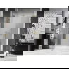 Mexen Lunar L sprchové dvere výkyvné ľavé 140 cm, transparentné, zlaté - 834SL-140-050-50-00-L