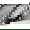 Mexen Lunar L sprchové dvere výkyvné ľavé 140 cm, transparentné, zlaté - 834SL-140-050-50-00-L