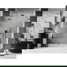 Mexen Lunar sprchové dvere otváracie ľavé 120 cm, transparentné, gun gray brúsené - 834S-120-050-66-00-L