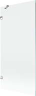 Mexen Lunar sprchová stena, jedno krídlová 90 x 150 cm, transparentná, chróm - 897-090-000-01-00