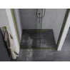 Mexen Apia posúvacie sprchové dvere 145 cm, transparentnéné, zlatá - 845-145-000-50-00
