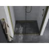Mexen Apia posúvacie sprchové dvere 145 cm, transparentnéné, zlatá - 845-145-000-50-00