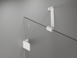 Mexen Lunar sprchová zábrana 1-krídlová 70 x 150 cm, transparentná, biela - 897-070-000-20-00