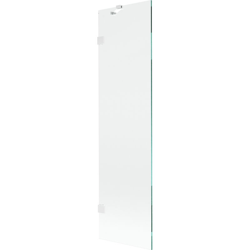 Mexen Lunar sprchový paraván 1-krídlový 50 x 150 cm, transparentný, biely - 897-050-000-20-00