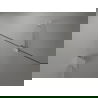 Mexen Lunar sprchové dvere ľavé 135 cm, transparentné, brúsený nikel - 834S-135-050-97-00-L