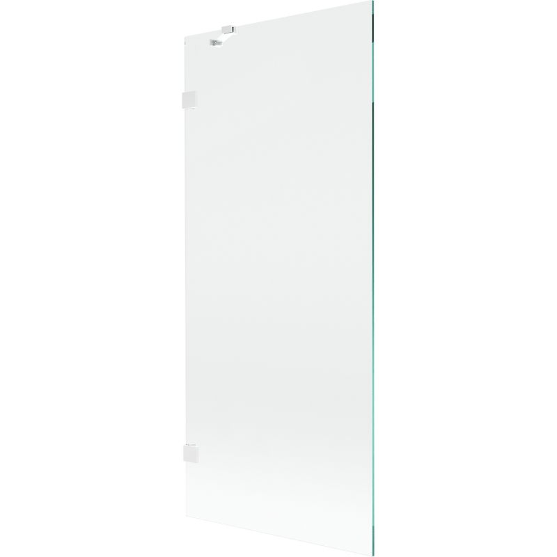 Mexen Lunar jedno krídlové sprchové dvere 80 x 150 cm, transparentné, biele - 897-080-000-20-00