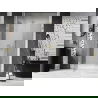 Mexen Lunar L sprchové dvere výklopné ľavé 125 cm, transparentné, zlaté brúsené - 834SL-125-050-55-00-L
