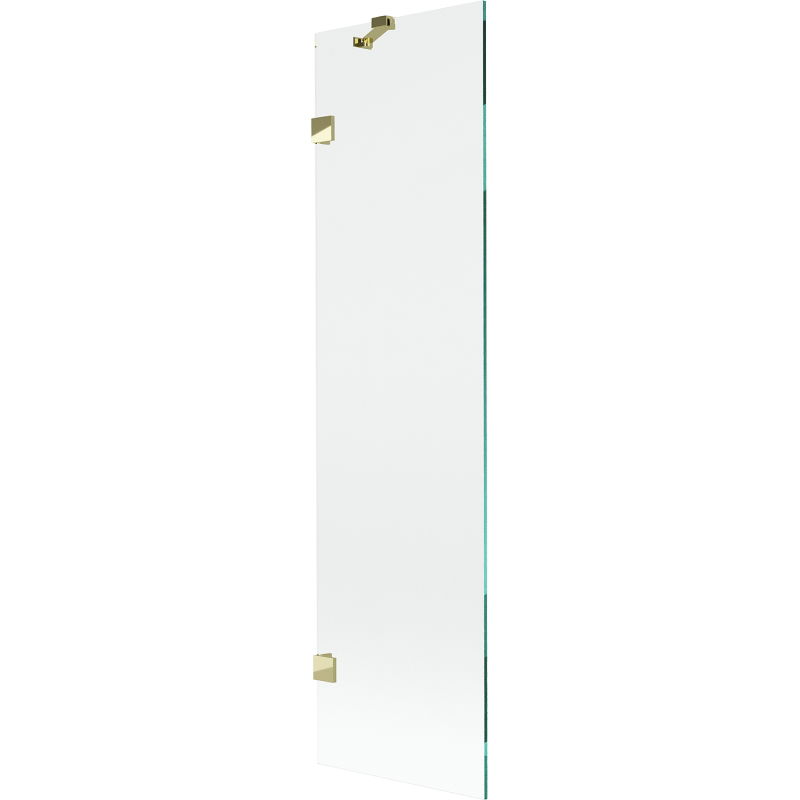 Mexen Lunar sprchový paraván 1-krídlový 50 x 150 cm, transparentný, zlatý - 897-050-000-50-00