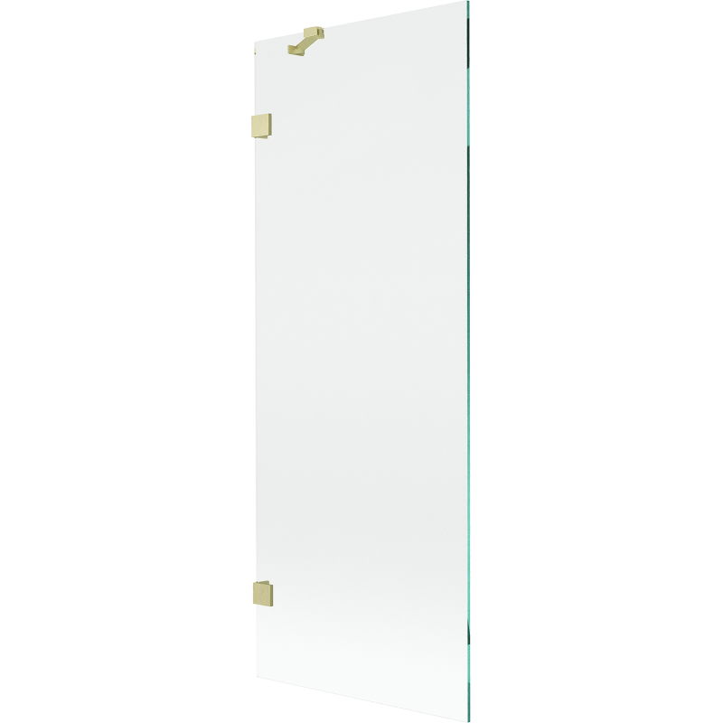 Mexen Lunar vanová zástena 1-dverová 70 x 150 cm, transparentná, zlatá kartáčovaná - 897-070-000-55-00