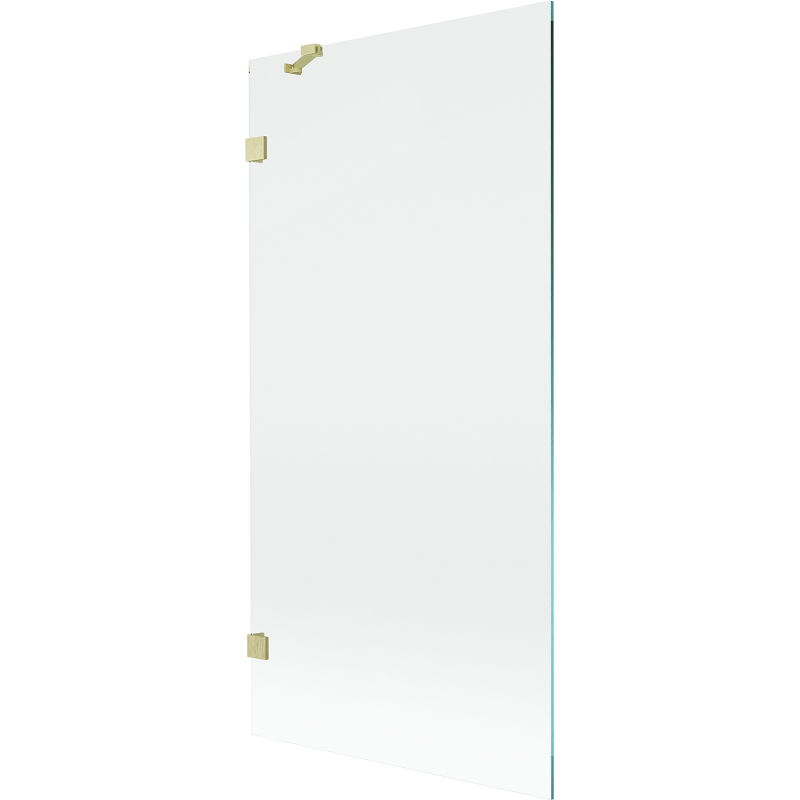 Mexen Lunar sprchová zástená 1-krídlová 90 x 150 cm, transparentná, zlatá brúsená - 897-090-000-55-00