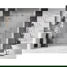 Mexen Lunar sprchové dvere otváracie ľavé 140 cm, transparentné, brúsený nikel - 834S-140-050-97-00-L