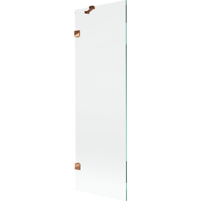 Mexen Lunar sprchová zástena 1-krídlová 60 x 150 cm, transparentná, ružové zlato - 897-060-000-60-00