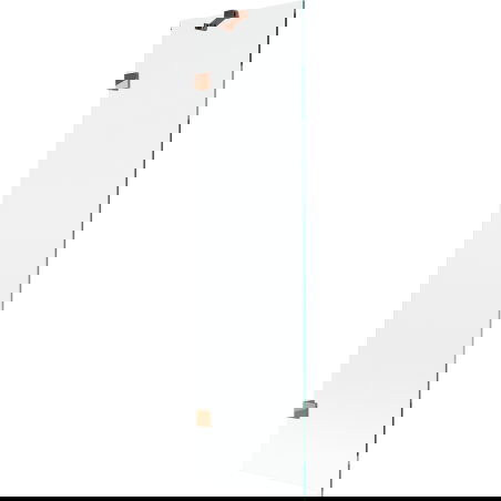 Mexen Lunar, jednokrídlový vaňový paraván 50 x 150 cm, transparentný, ružové zlato - 897-050-000-60-00