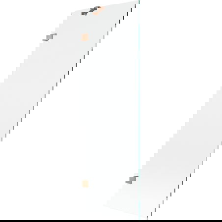 Mexen Lunar sprchová zástena 1-krídlová 60 x 150 cm, transparentná, kartáčovaná meď - 897-060-000-65-00