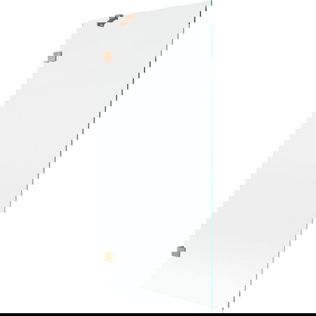 Mexen Lunar sprchová zástenia 1-krídlová 80 x 150 cm, transparentná, brúsená meď - 897-080-000-65-00