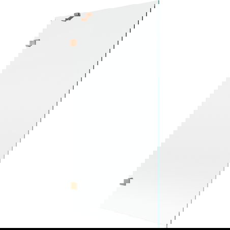 Mexen Lunar paraván na vaňu 1-krídlový 90 x 150 cm, transparentný, brúsená meď - 897-090-000-65-00