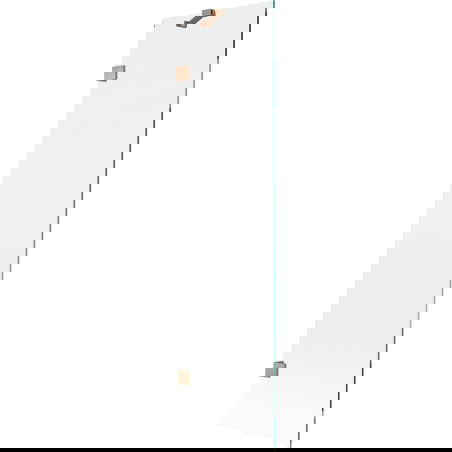 Mexen Lunar sprchová zástena 1-krídškridlicová 50 x 150 cm, priehľadný, brúsená meď - 897-050-000-65-00